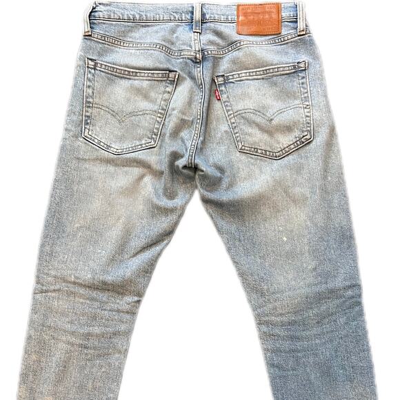 Mens Levi's 512 Slim Straight fit to ankle light wash  mid rise SZ 30/27 stretch - Picture 11 of 16